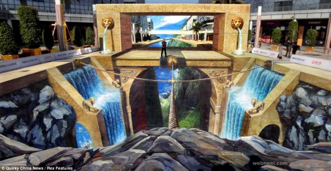 23 incredible 3D murals and art