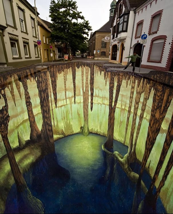 23 incredible 3D murals and art