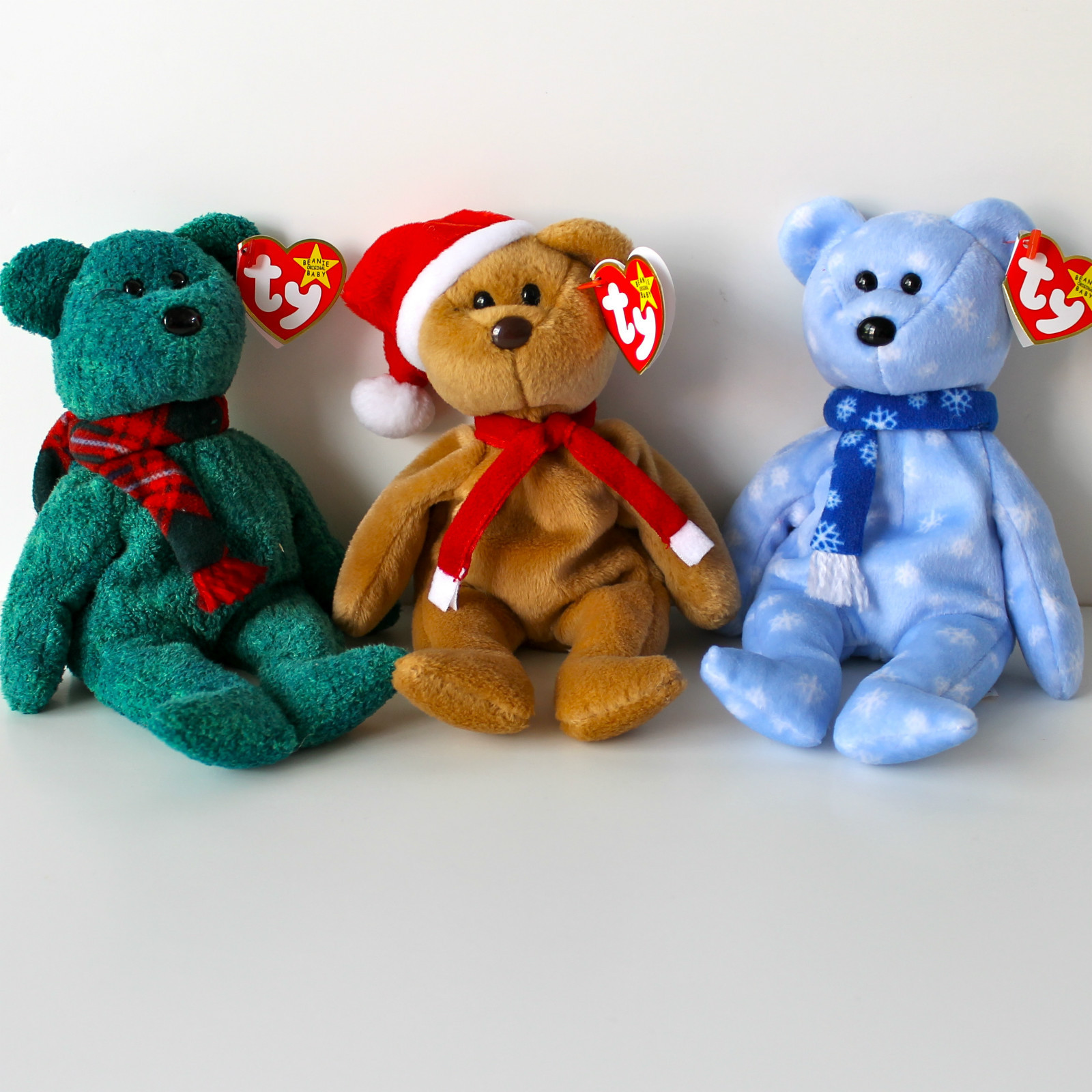 The beanie baby craze spilled into Christmas too