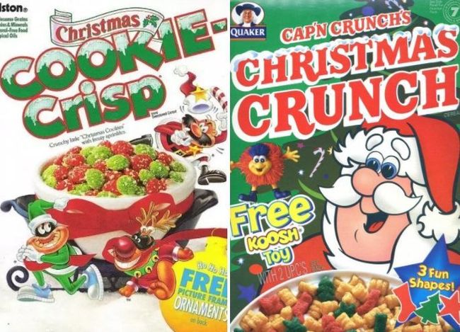 And Christmas cereal was always better