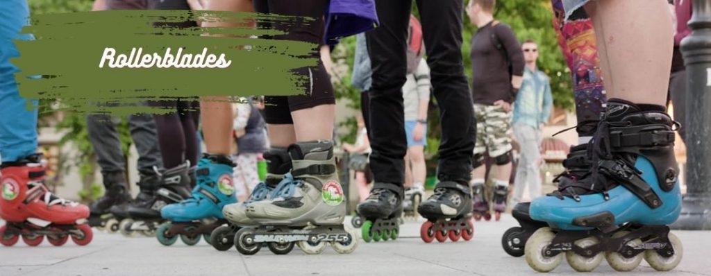 Rollerblades were the newest fad and we all nearly died at least once because the toe stopper was suddenly on the heel.