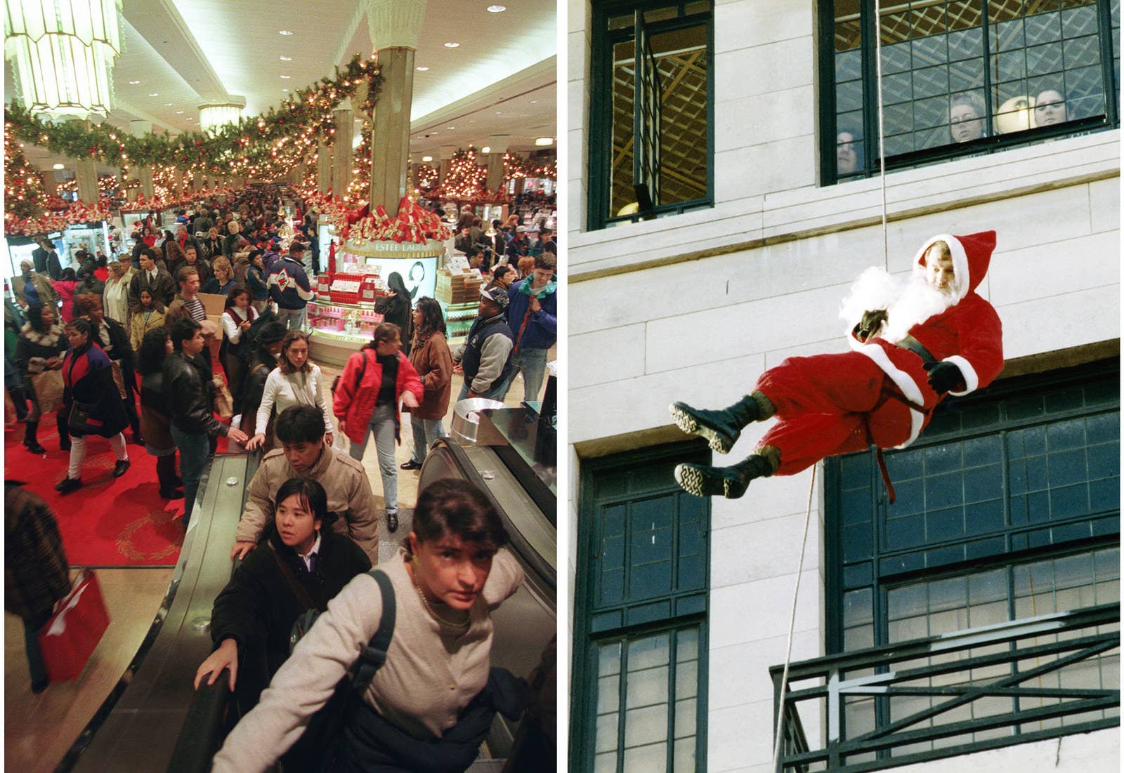 Malls were always packed but it was the place to go to see and be seen