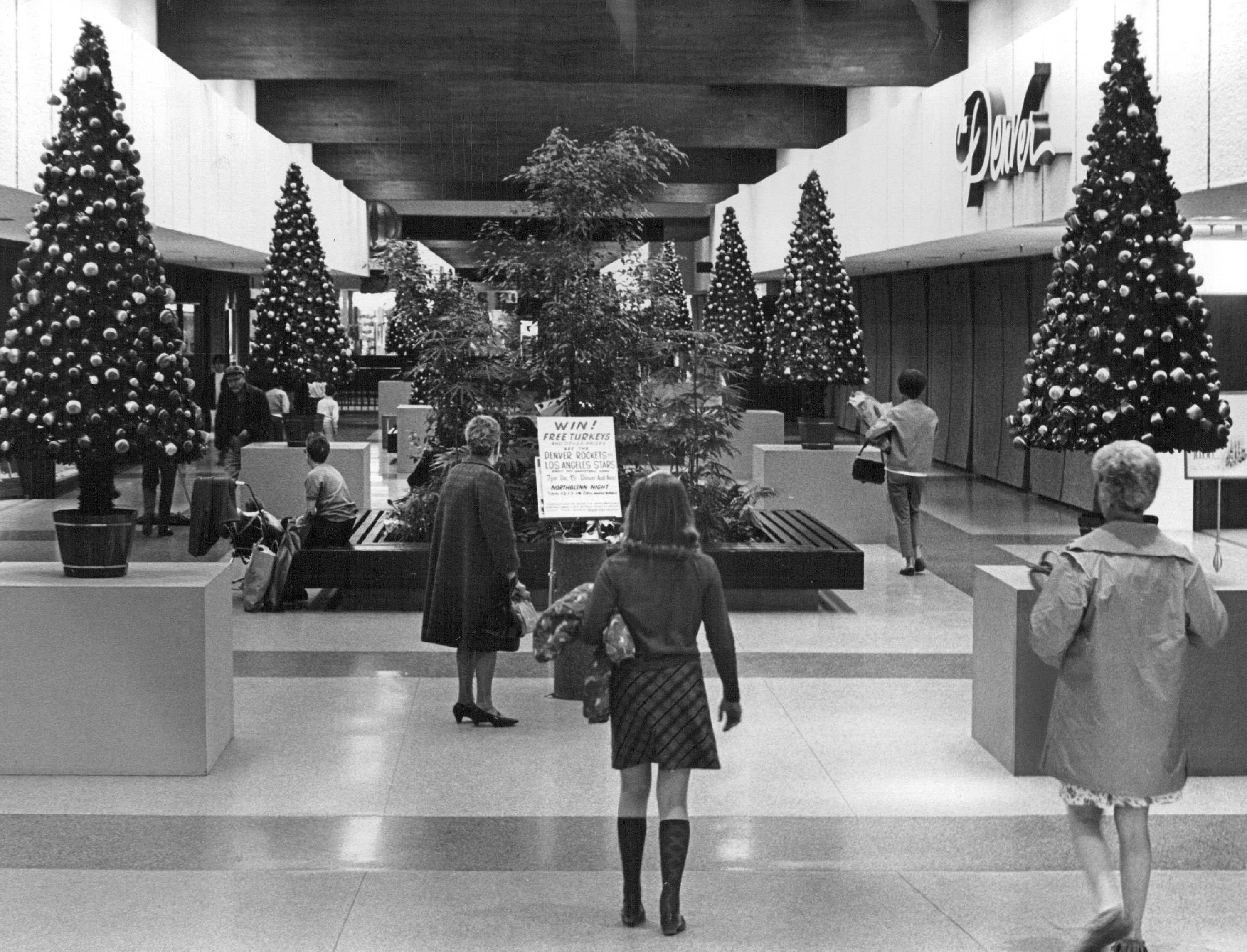 Shopping at the new closed in malls was a change from having to go to the huge downtown anchor stores.