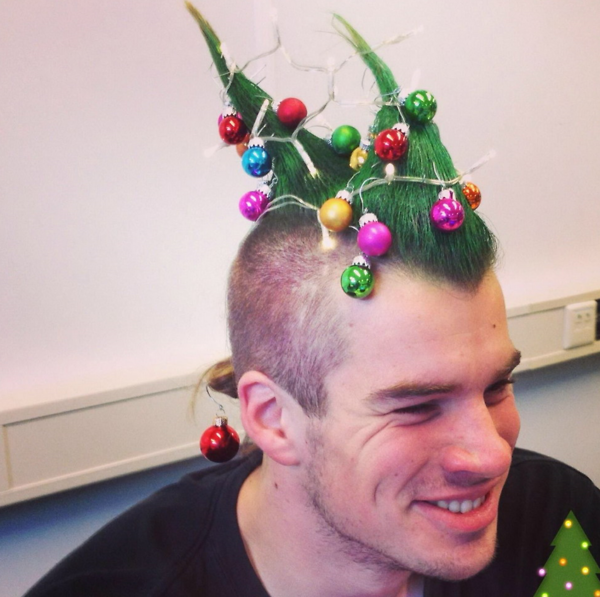 Christmas hair don't care