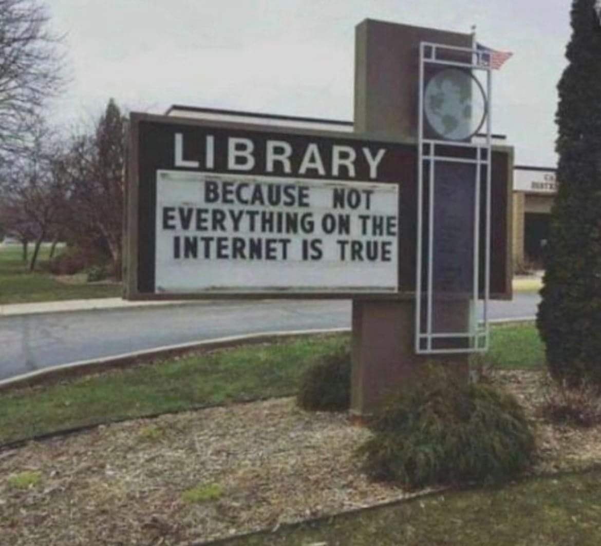 Shhhh! This is a LIBRARY