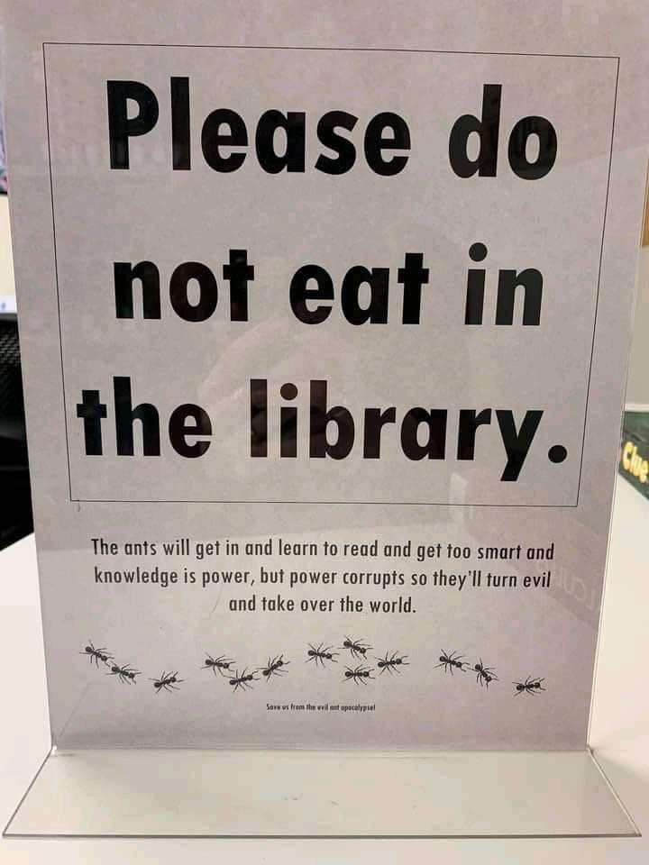 Shhhh! This is a LIBRARY