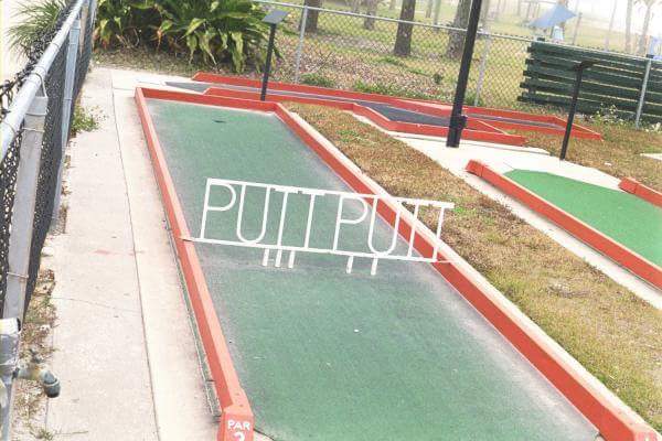 Putt putt was all the rage