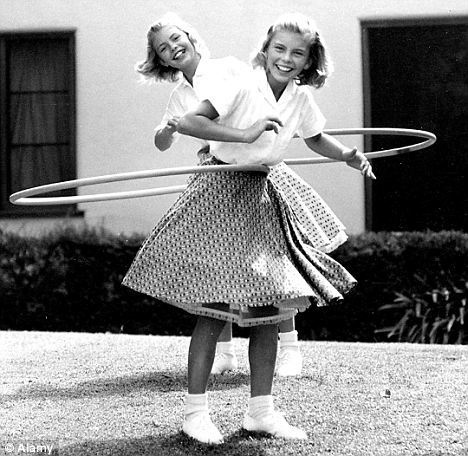 Hula Hooping and learning new tricks was the girls' answer to the yoyo