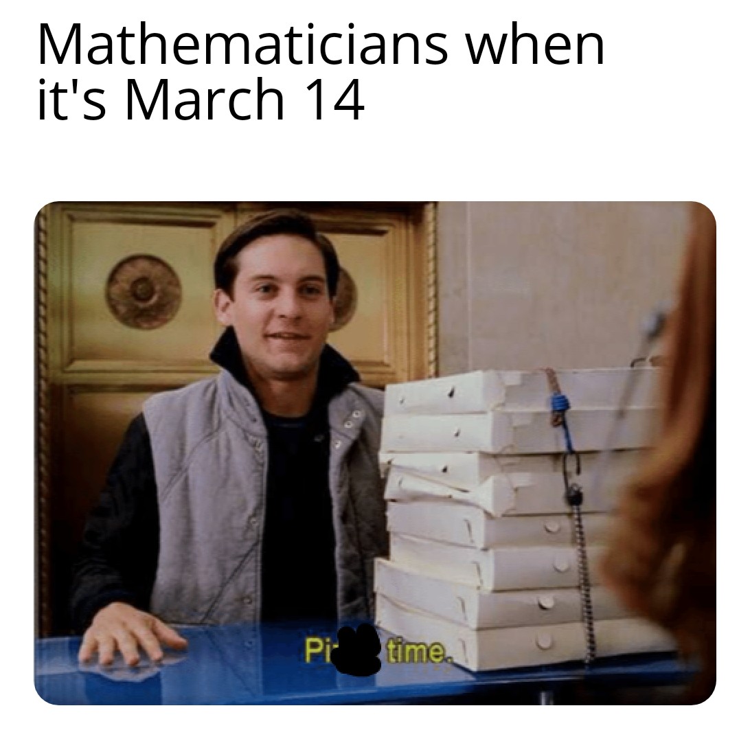 Prepare for PI day.