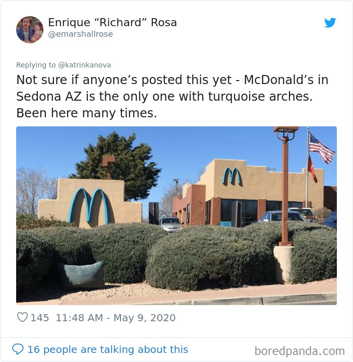 Arizona's teal McD's