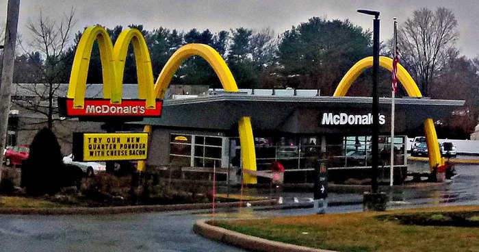 Connecticut's single arch Mc D's