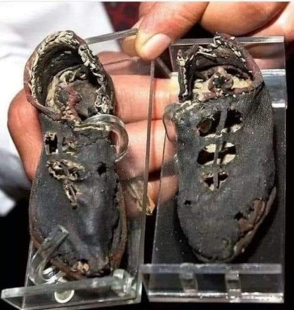 These are 2000 year old baby shoes found in Rome!