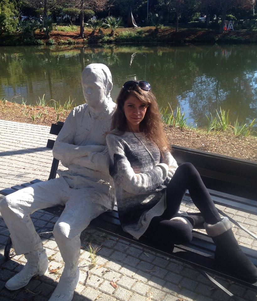 24 people taking statue posing to a new level