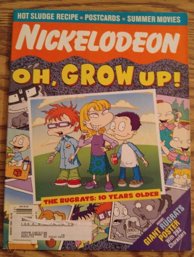 The excitement and anticipation of the All Grown Up episode that you stayed home to see (because that's what we did in the old days, we stayed home when our shows were on)