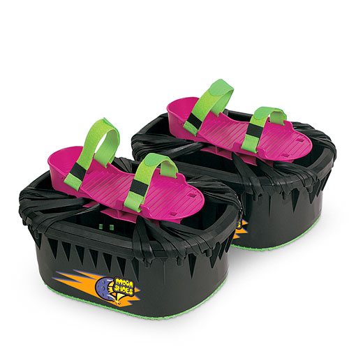 Nearly killing yourself on moonshoes