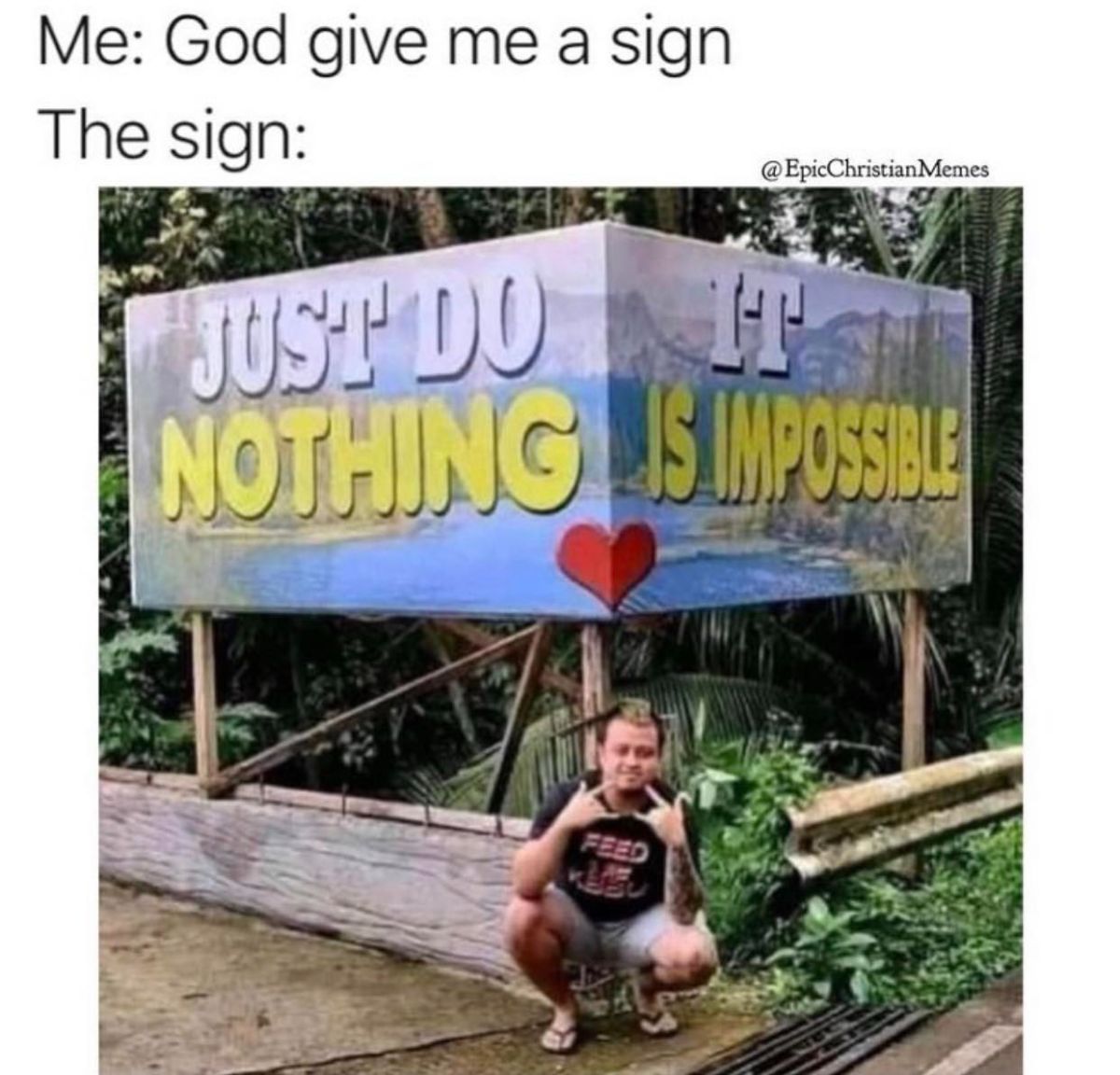 Send me a sign!