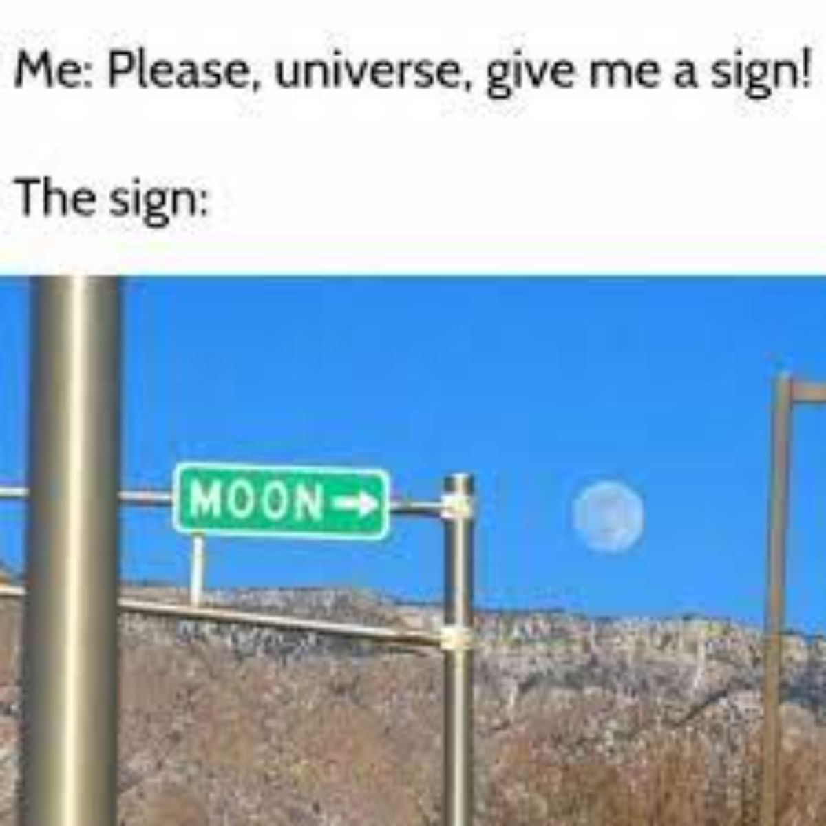 Send me a sign!