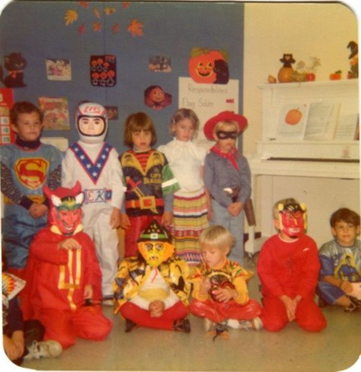 Classroom parties where you could actually wear your costumes to school all day  and no learning was done, only a lot of playing and candy eating