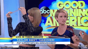 failed horribly - Good Mo Live In Times Square Taylor Swift Takeover! Pop Superstars Big Announcement obcNEWS imgflip.com