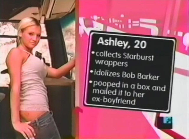 next mtv - Ashley, 20 collects Starburst wrappers idolizes Bob Barker pooped in a box and mailed it to her exboyfriend