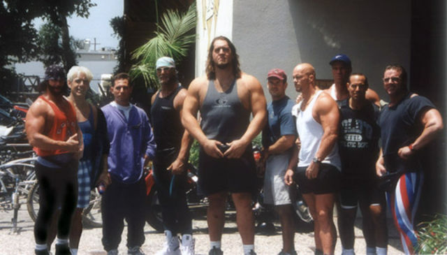 Taken sometime in the late 90s. Unknown date. Nitro and Raw were having a show in the same city.