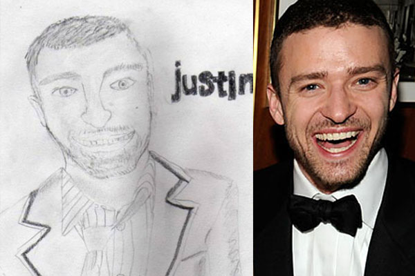 bad fan art justin timberlake and jessica biel - justin