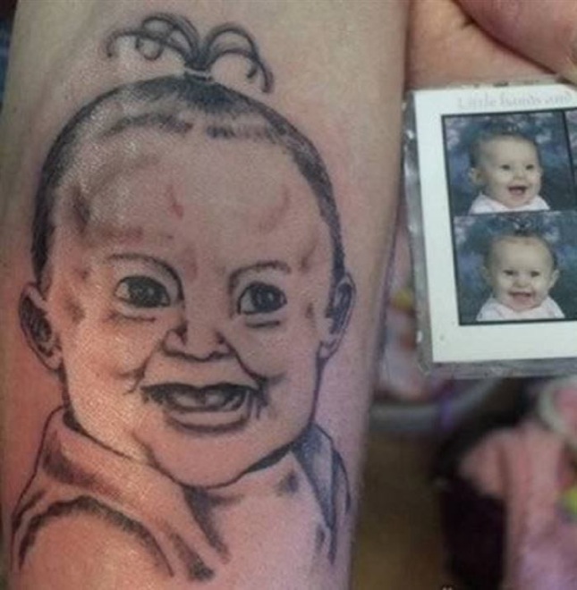 bad fan art tattoo fails portrait