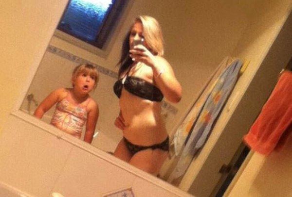 bad mom selfie