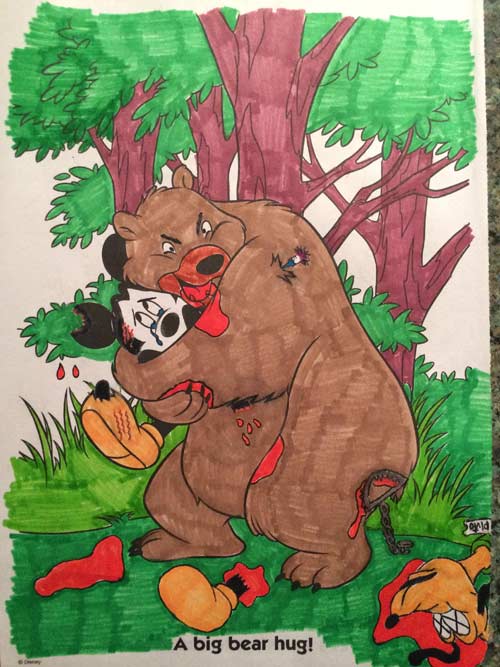 coloring book corruptions - Somla A big bear hug!