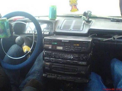 redneck car stereo