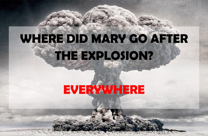 jokes that are so stupid they re actually funny - Where Did Mary Go After The Explosion? Everywhere