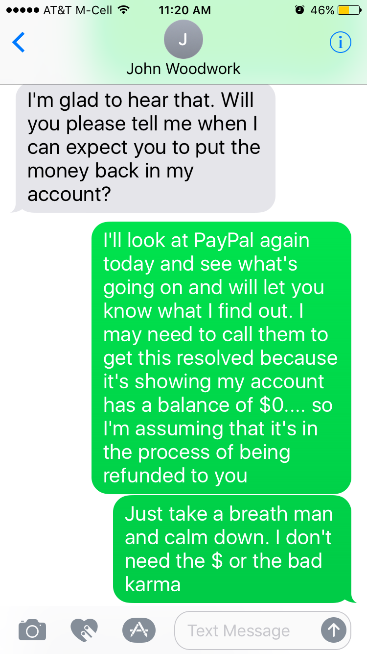 After Paying The Wrong Person Over Paypal, This Guy Just Wants His Money Back