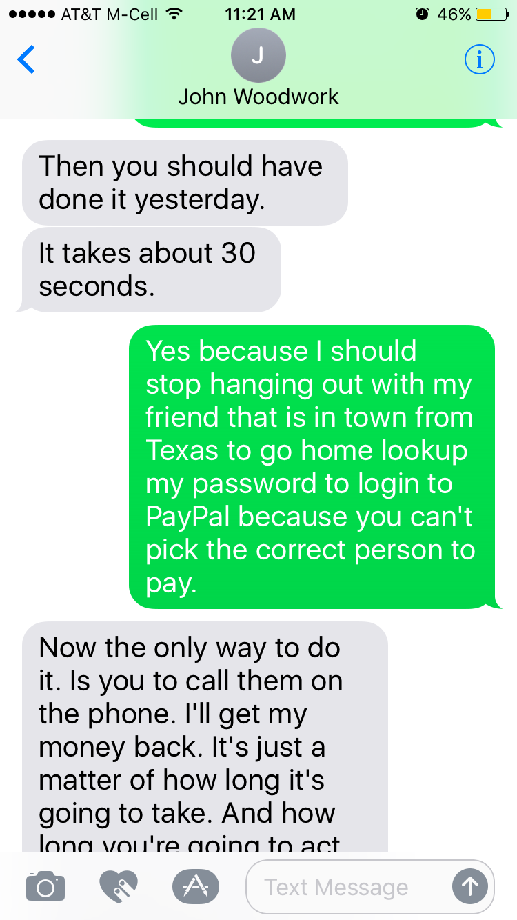 After Paying The Wrong Person Over Paypal, This Guy Just Wants His Money Back