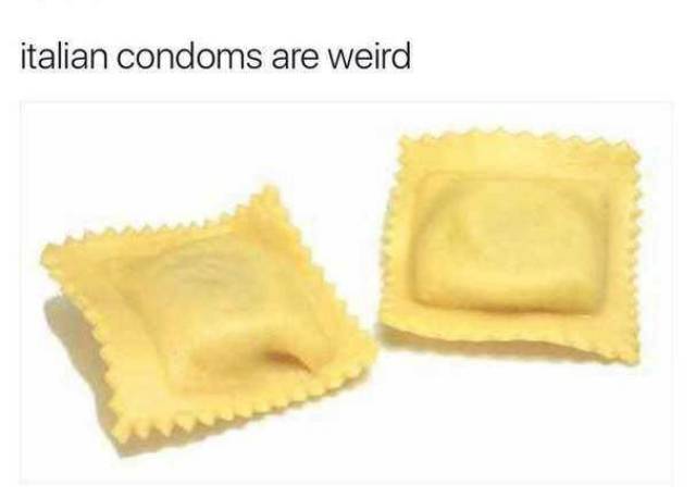 italian condoms are weird - italian condoms are weird