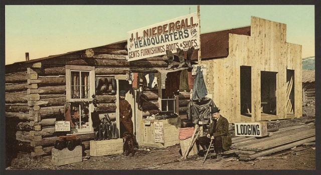 wild west old west - J.L.Niebergall Headquarters For Gents Furnishings RootsShoes. Lodging