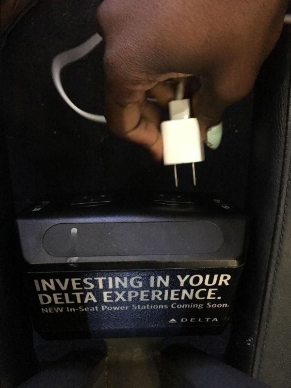 Investing In Your Delta Experience. New InSeat Power Stations Coming Soon Delta