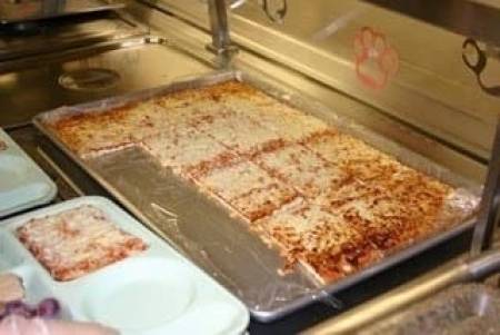rectangle school pizza