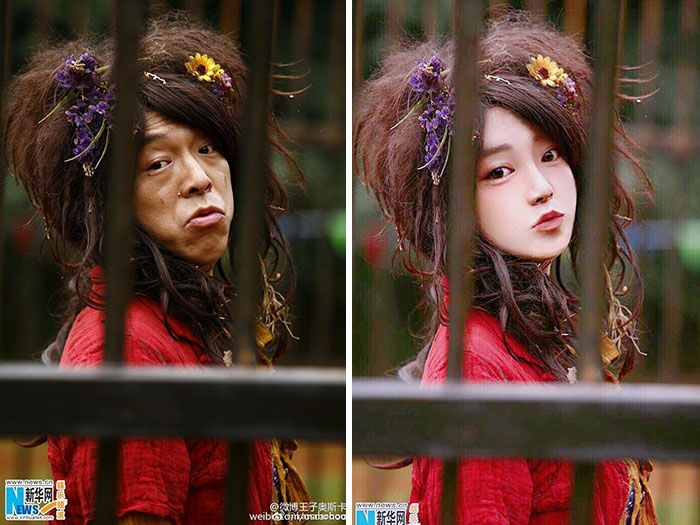 photoshop before and after fake photoshop social media - Ews weibontoyabobog