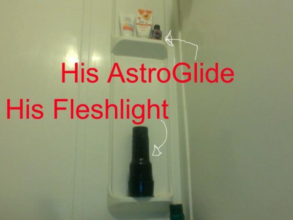 fleshlight wall - His AstroGlide His Fleshlight
