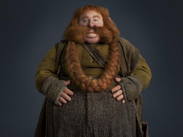 Bombur

Lived his life at Erebor. Frodo later enquires after him and discovers he is now so fat it takes six dwarves to carry him to the dinner table.