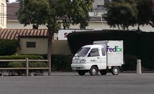 catalina island fedex truck - FedEx
