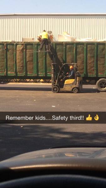 asphalt - Remember kids.... Safety third!!