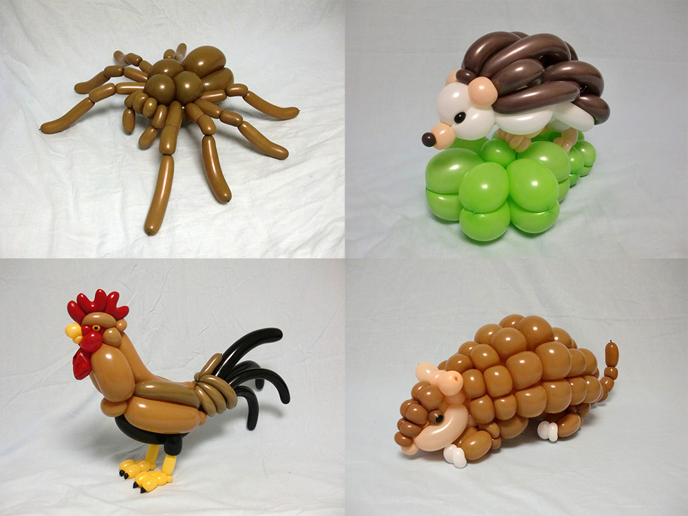 Incredible Balloon Sculptures of Animals and Insects by Masayosh