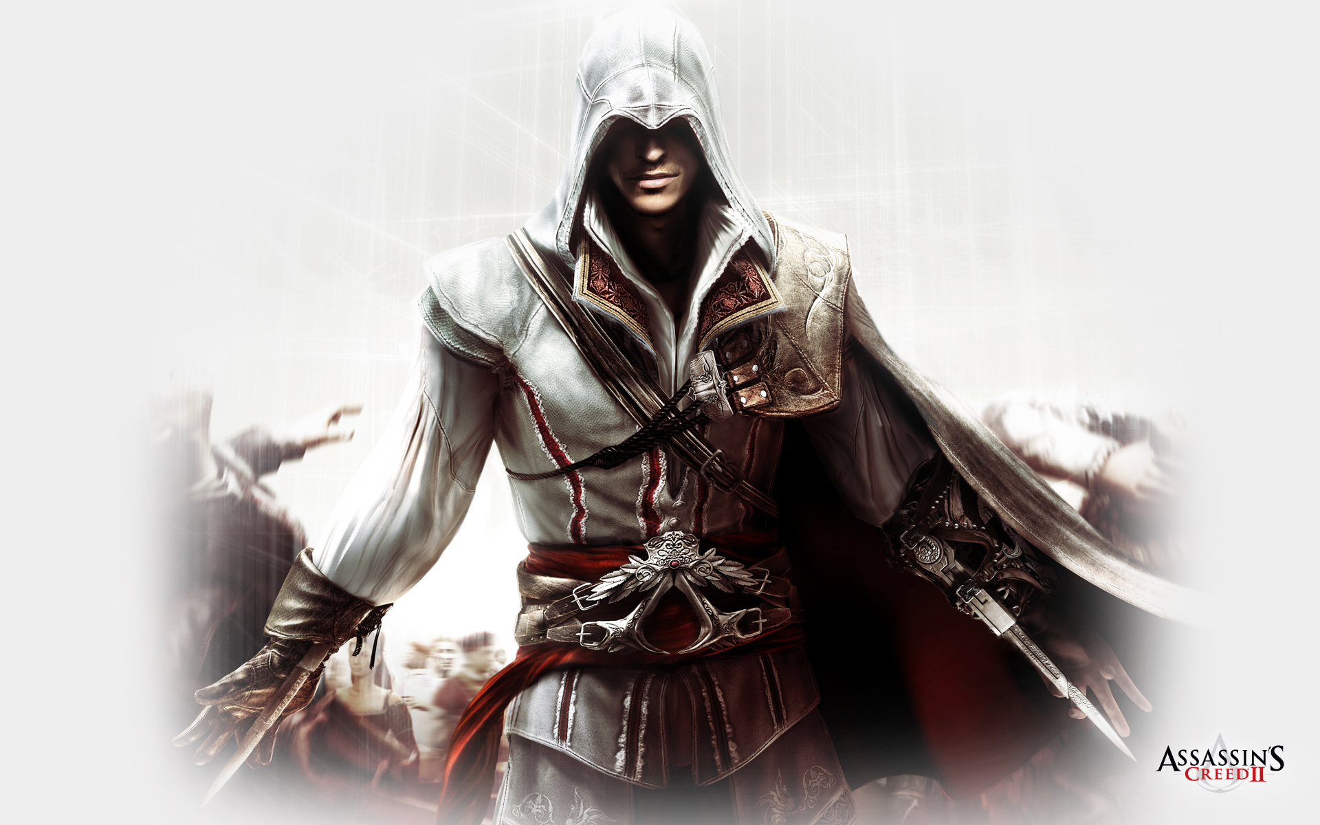 Ezio Auditore da Firenze (Assassin's Creed II). He was cute as hell in Assassin's Creed II, and a sexy beast in Brotherhood. Nobody cares for him when he got wrinkly in Revelations xD