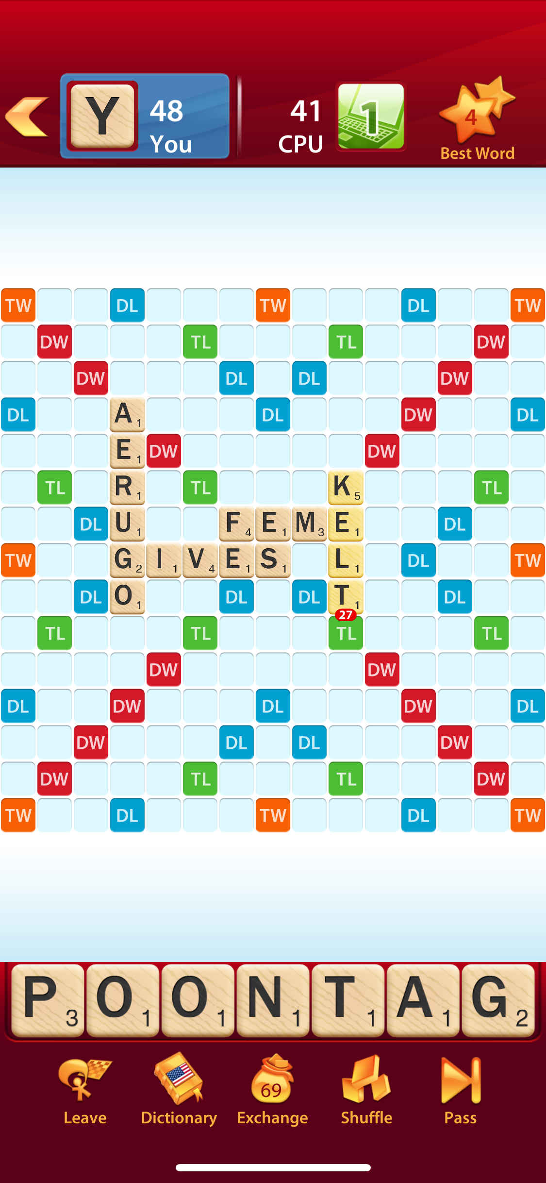 I was so close to being the ultimate Scrabble champion.