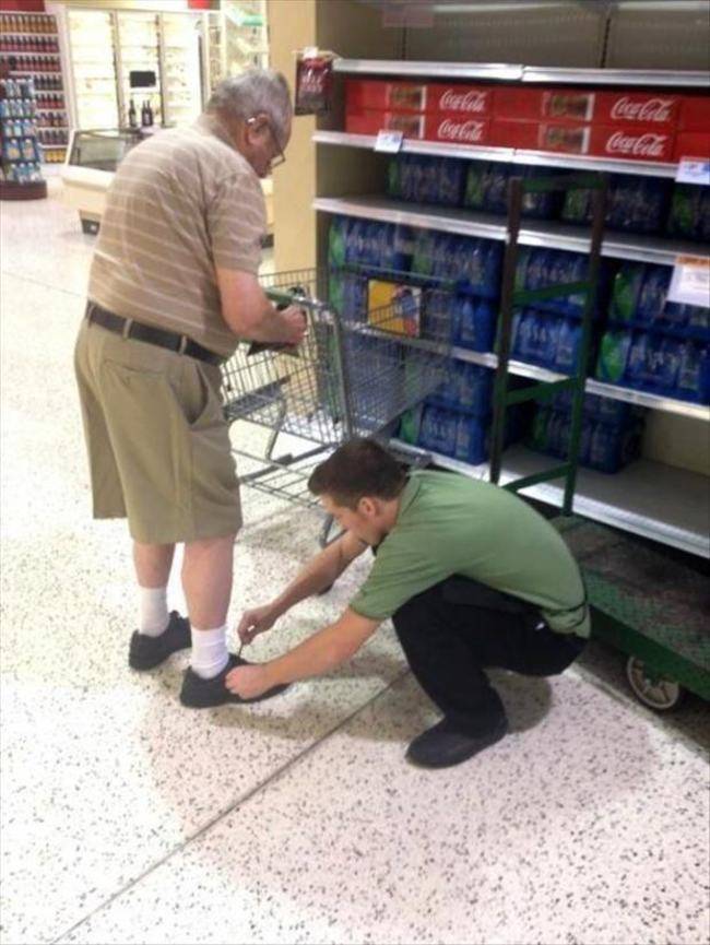 This employee who is there to help, no matter what you need