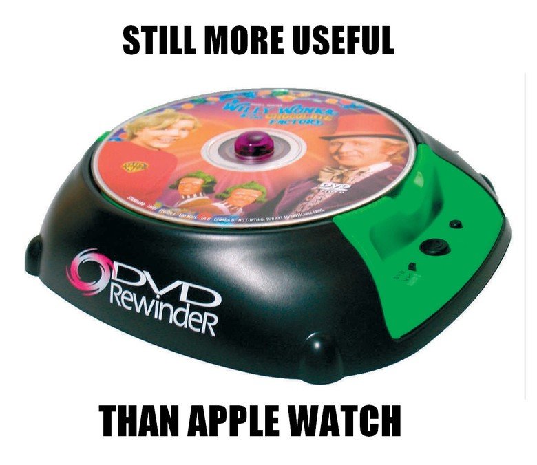dvd rewinder - Still More Useful 6 Gada No Cortings Than Apple Watch