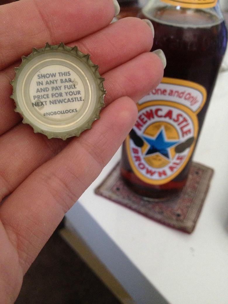 funny bottle caps - Show This In Any Bar, And Pay Full Price For Your Next Newcastle, neando Casa