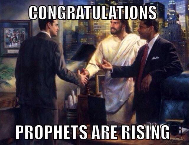 pun funny easter meme - Congratulations Prophets Are Rising