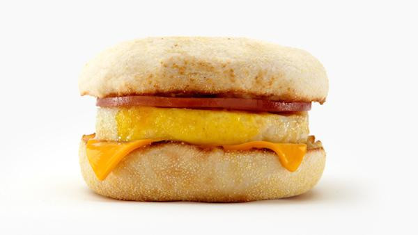 Eggs Benedict McMuffin:
The failure of this is self explanatory. Eggs Benedict and fast-food do not mesh.